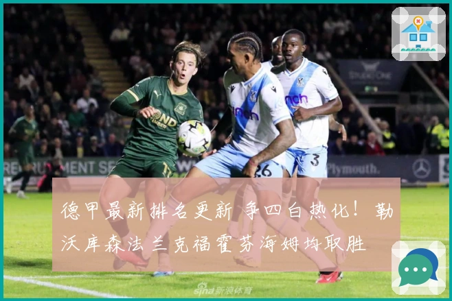 德甲最新排名更新 争四白热化！勒沃库森法兰克福霍芬海姆均取胜